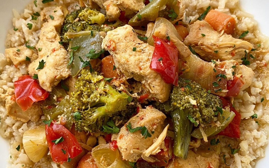 Slow Cooker Chicken & Veggies