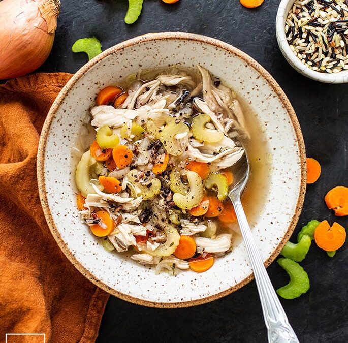 Crockpot Chicken and Wild Rice Soup